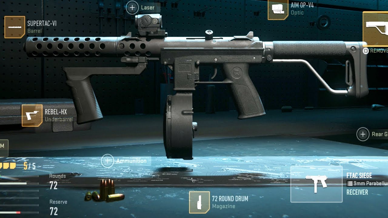🔴All Attachments Intratec TEC-9 (FTAC Siege) in Modern Warfare II