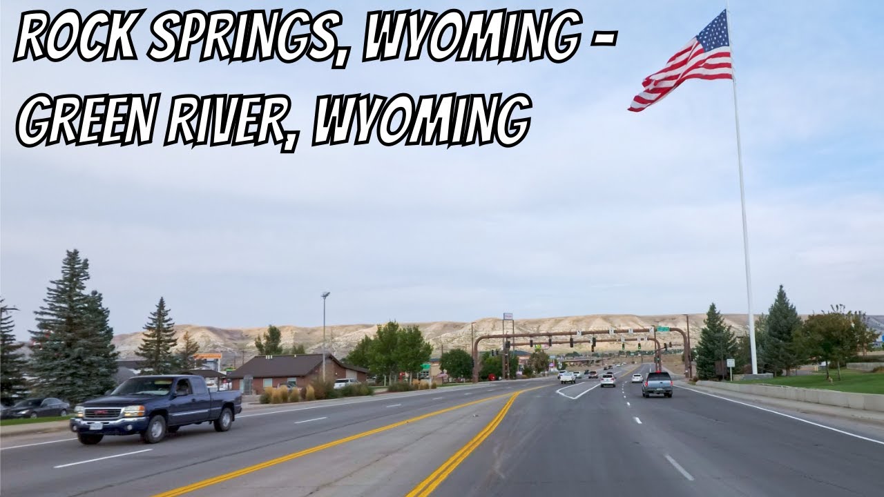 Rock Springs, Wyoming to Green River, Wyoming! Drive with me in Wyoming!
