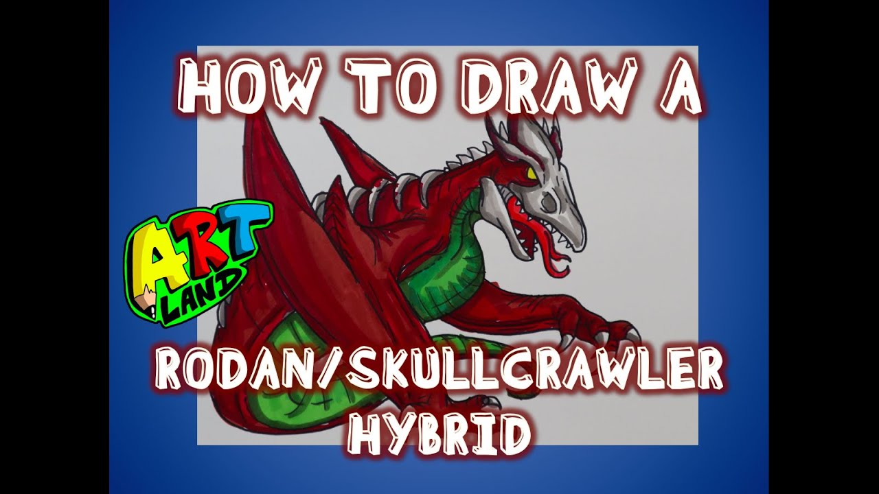 How to Draw a RODAN SKULLCRAWLER HYBRID