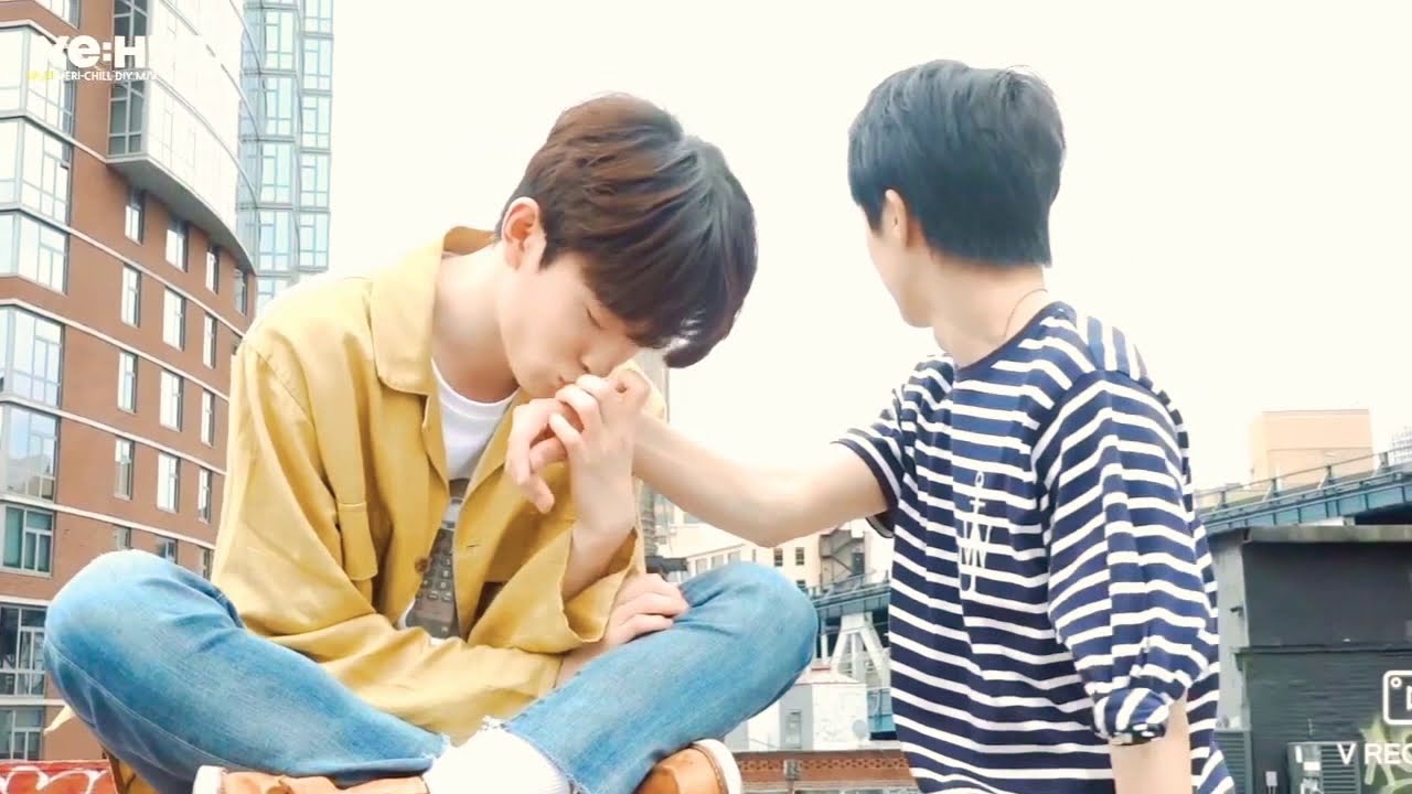Verivery's Magnae Kangmin being Fairy kiss for 1 minute