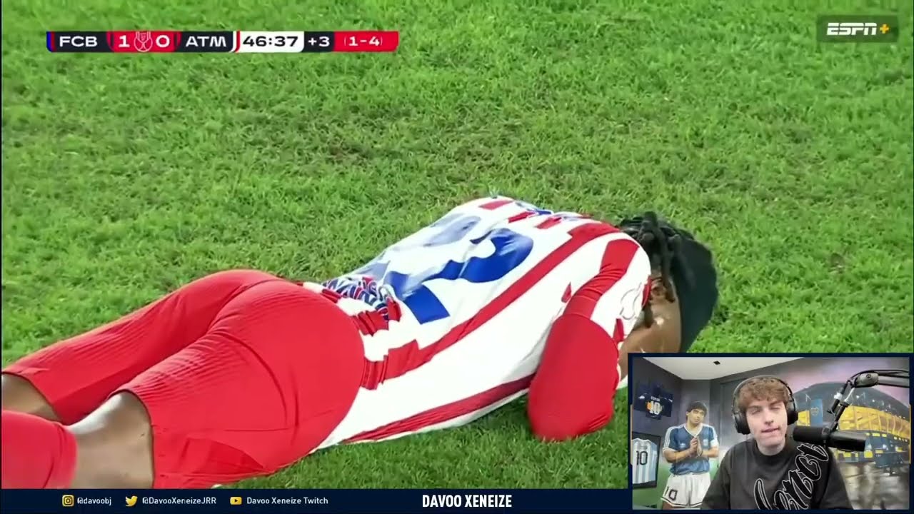 DAVO XENEIZE REACCIONA A LA VICTORIA 3-0 DEL BARCELONA VS ATLETICO DE MADRID SEMI-FINAL COPA DEL REY