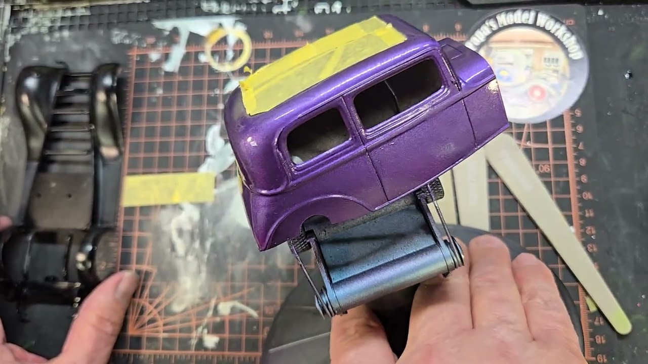 Breaking down and cleaning the airbrush after 2K Clear. Wet Sanding The Vicky