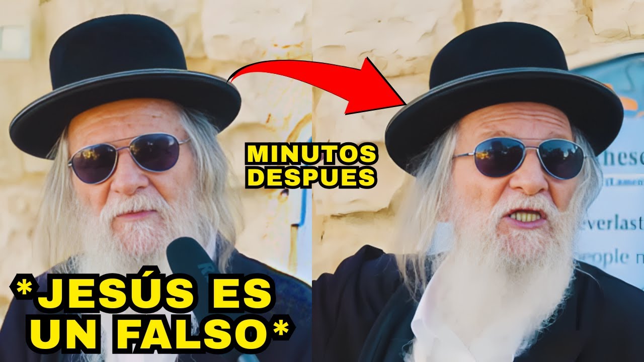 Mira como cambia su rostro cuando le prueban que Jesús es el mesías | ENFURECE