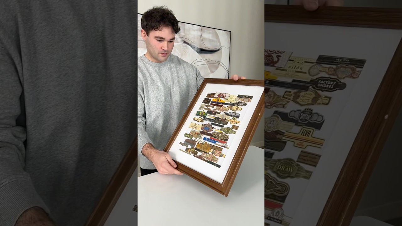 TURNING CIGAR WRAPPERS INTO ART