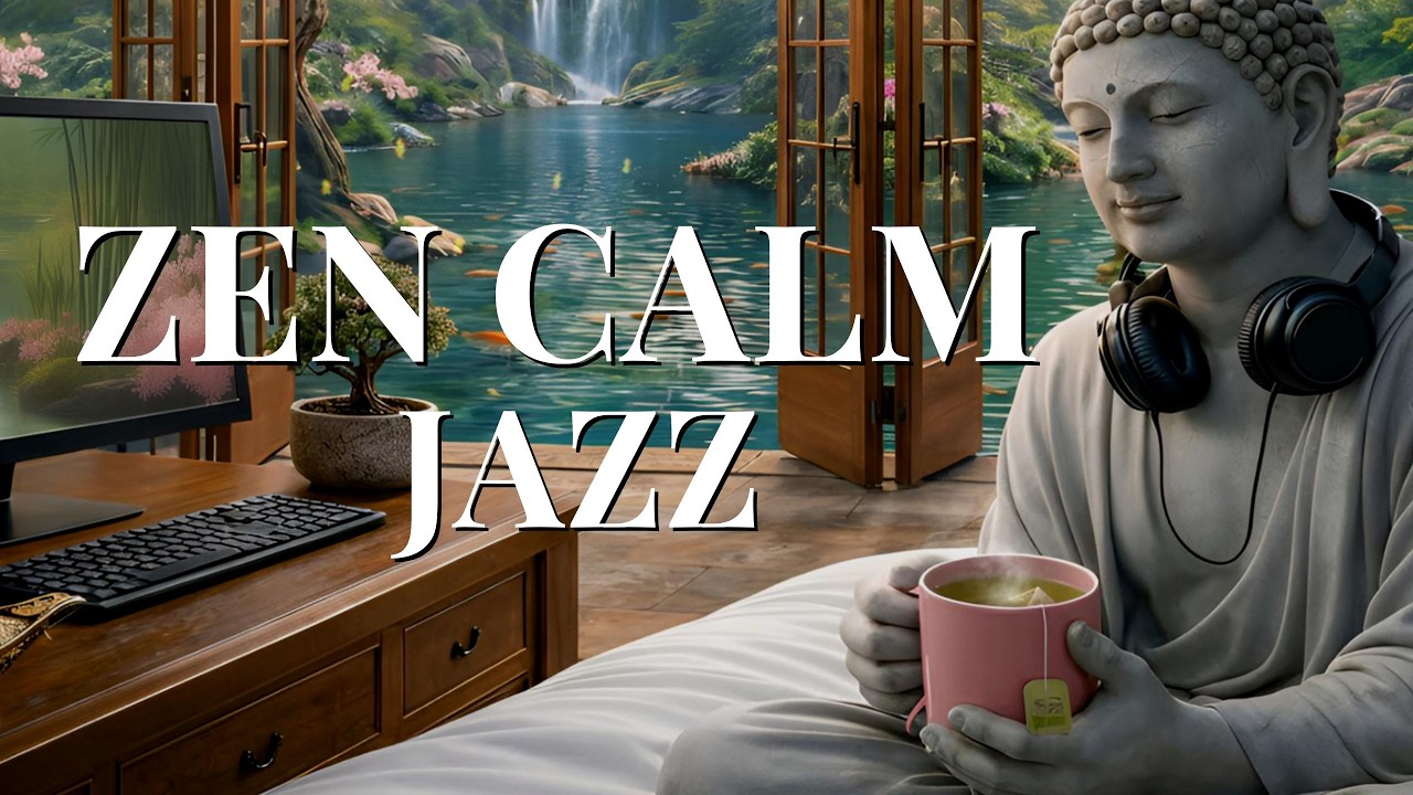 🎧 Deep Focus Zen Garden | Calm Jazz for Work, Study & Productivity