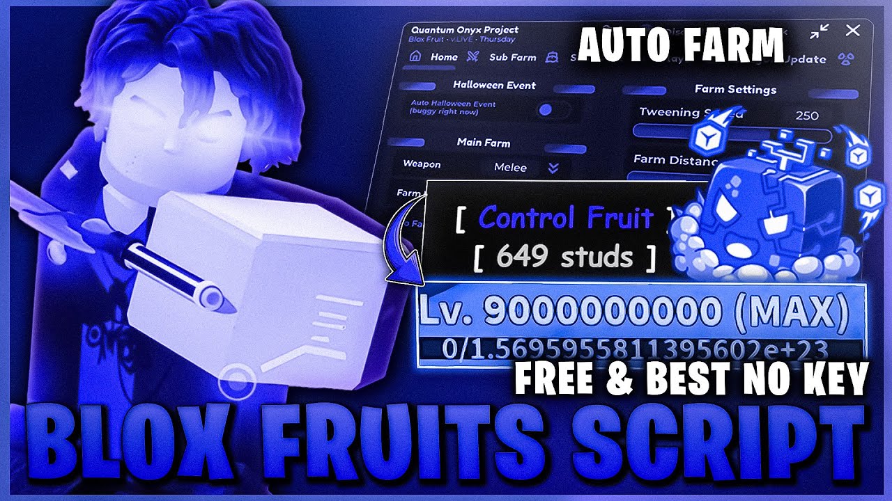 *БЕЗ КЛЮЧА* Скрипт Blox Fruits - Быстрая автоматическая ферма, автоматические события, бесконечны...