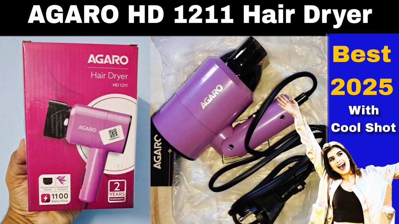 Agaro HD 1211 Hair Dryer Review | Best Hair Dryer 2025 | @FlipMaZone