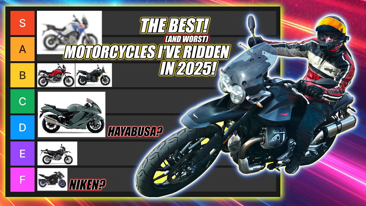 Лучшие (и худшие...) мотоциклы, на которых я ездил в 2025 году! (Рейтинг)
