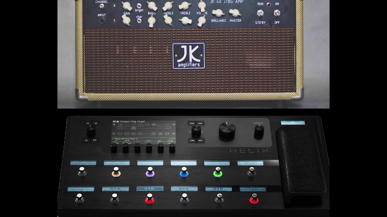Comparison -  Tube Amp vs Line6 Helix