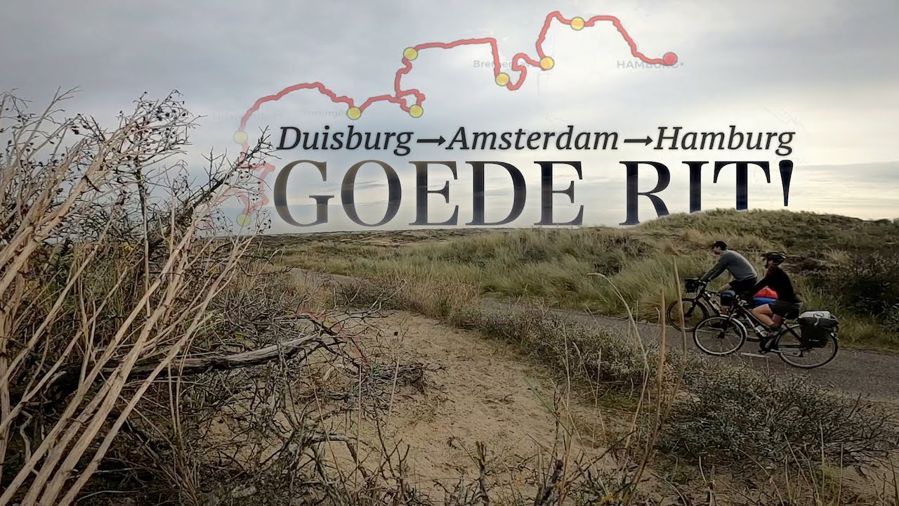 Mit dem Fahrrad von Duisburg über Amsterdam bis Hamburg - Radreise durch die Niederlande