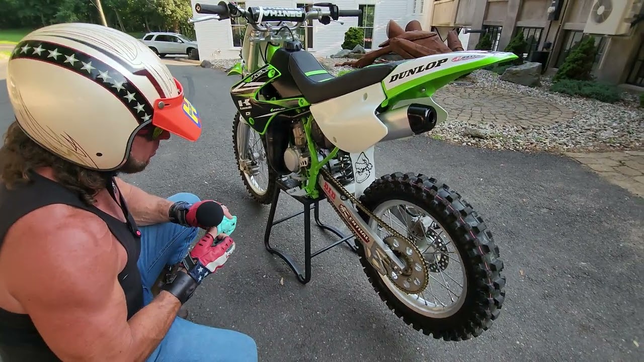 PRISTINE WIZARD TUNED KAWASAKI KX100 TWO STROKE