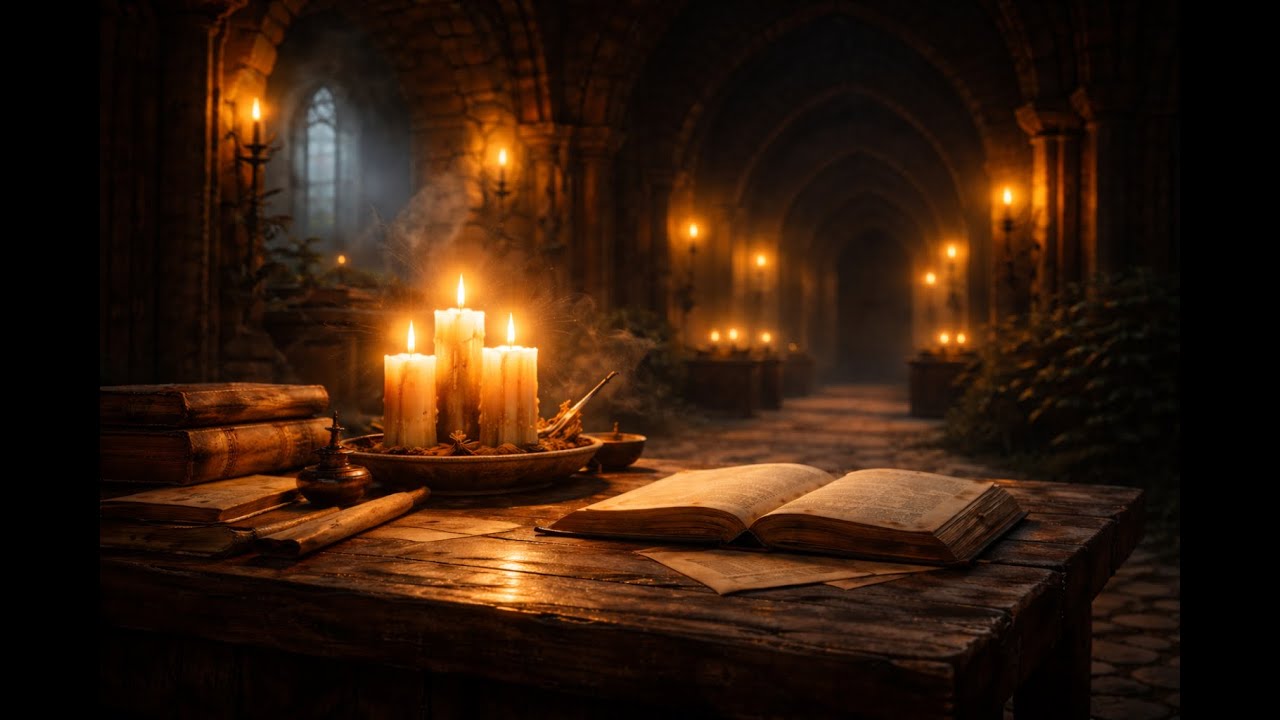 Medieval Music for Focus and Calm | Candlelit Abbey Study Session