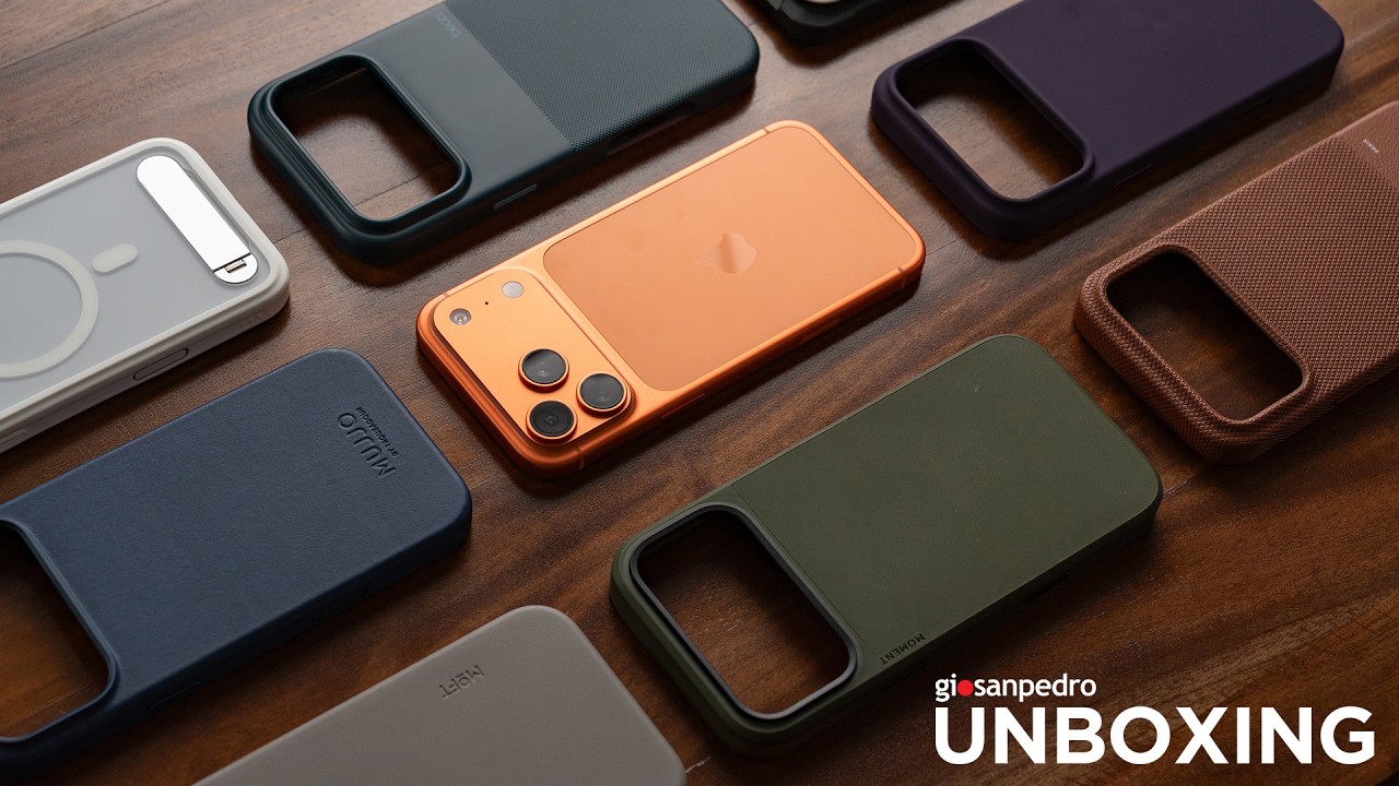 9 Case Colors for Orange iPhone 17 Pros | ASMR Unboxing