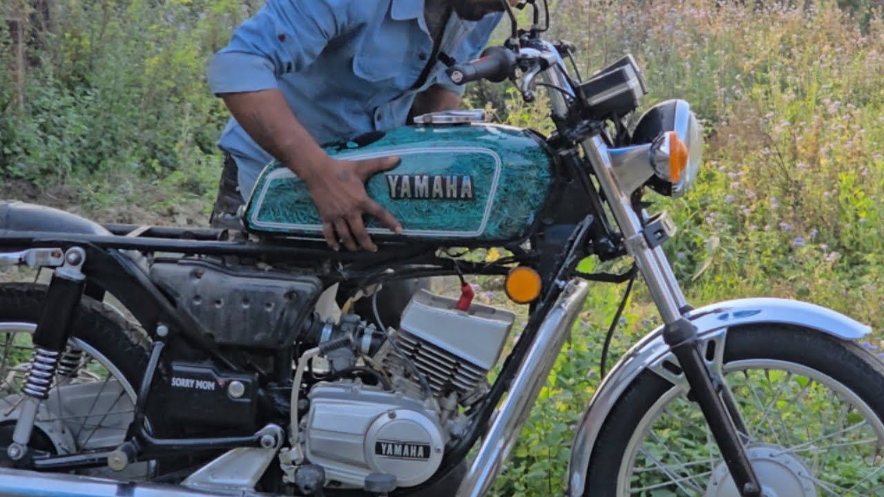 YAMAHA RX100🔥 NEW LOOK 🤩 @akashbikedoctor 