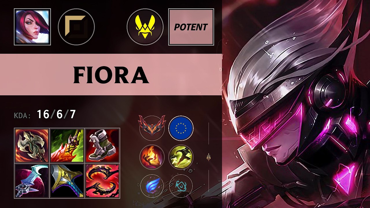 (VITB Potent) Fiora Top vs Olaf - EUW Grandmaster Patch 26.12