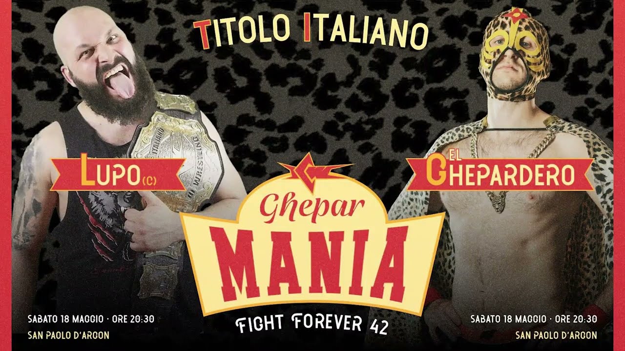ICW Fight Forever 42 - Lupo vs El Ghepardero - STEFANO BENZI al commento!