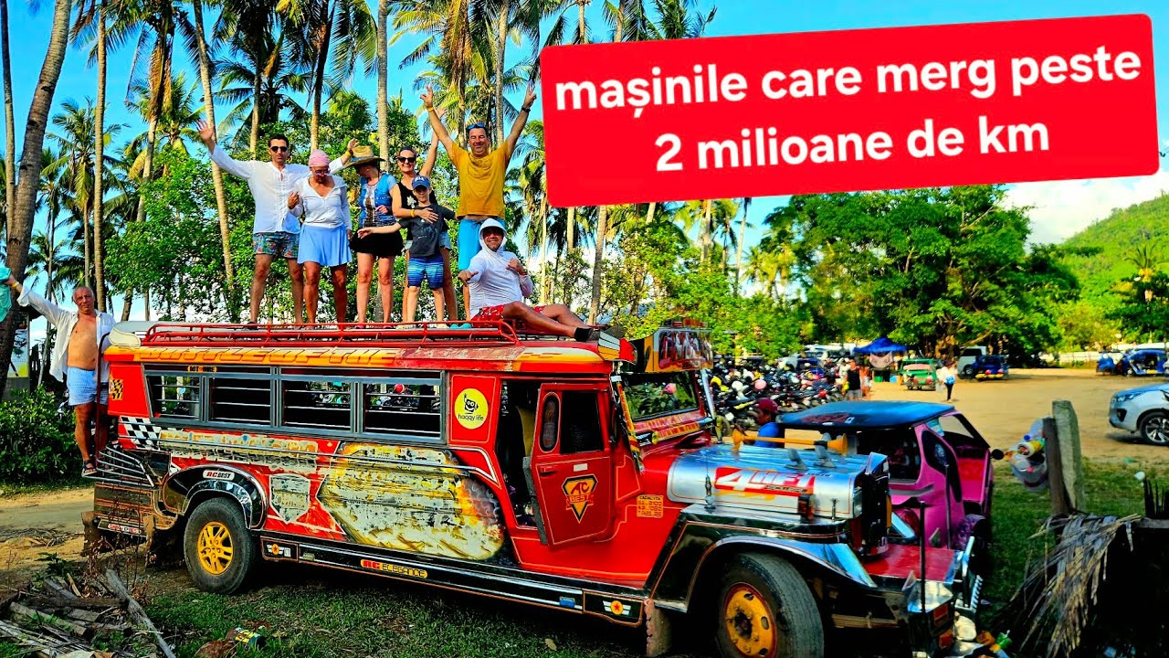 Aventură cu Jeepney, mașina care transportă ORICE. Asta avea și sistem de karaoke :)