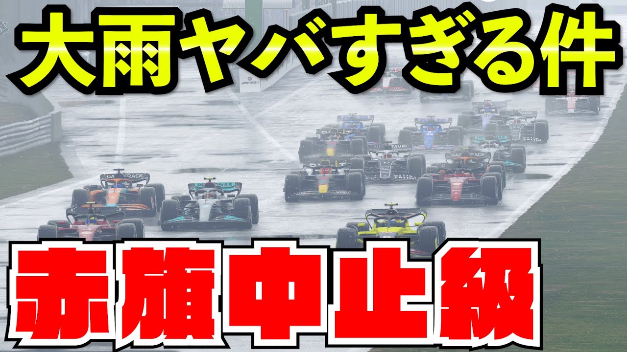 【コース冠水】赤旗中止級の豪雨がヤバすぎて発狂してしまう男【クラッシュ】【F1 22】【キャリア】ハンガリー