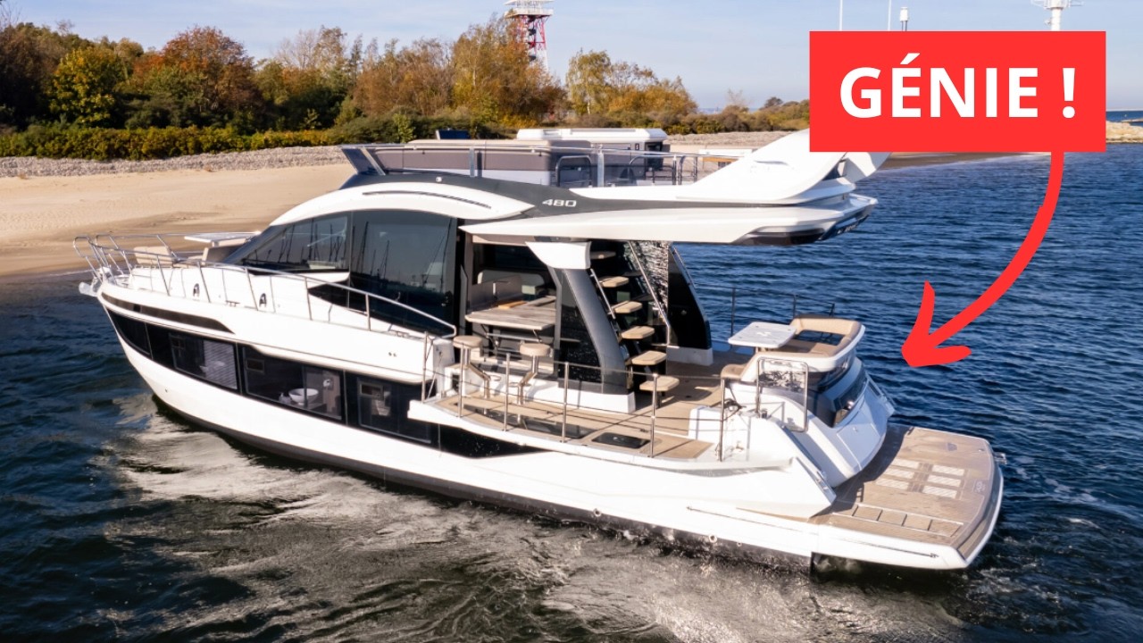 LE YACHT LE PLUS INGÉNIEUX DE L'ANNÉE ! GALEON 480 FLY