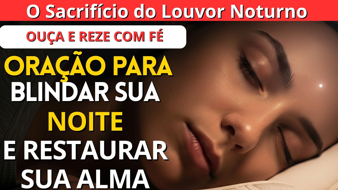 “O Sacrifício do Louvor Noturno - ORAÇÃO PARA BLINDAR SUA NOITE E RESTAURAR SUA ALMA