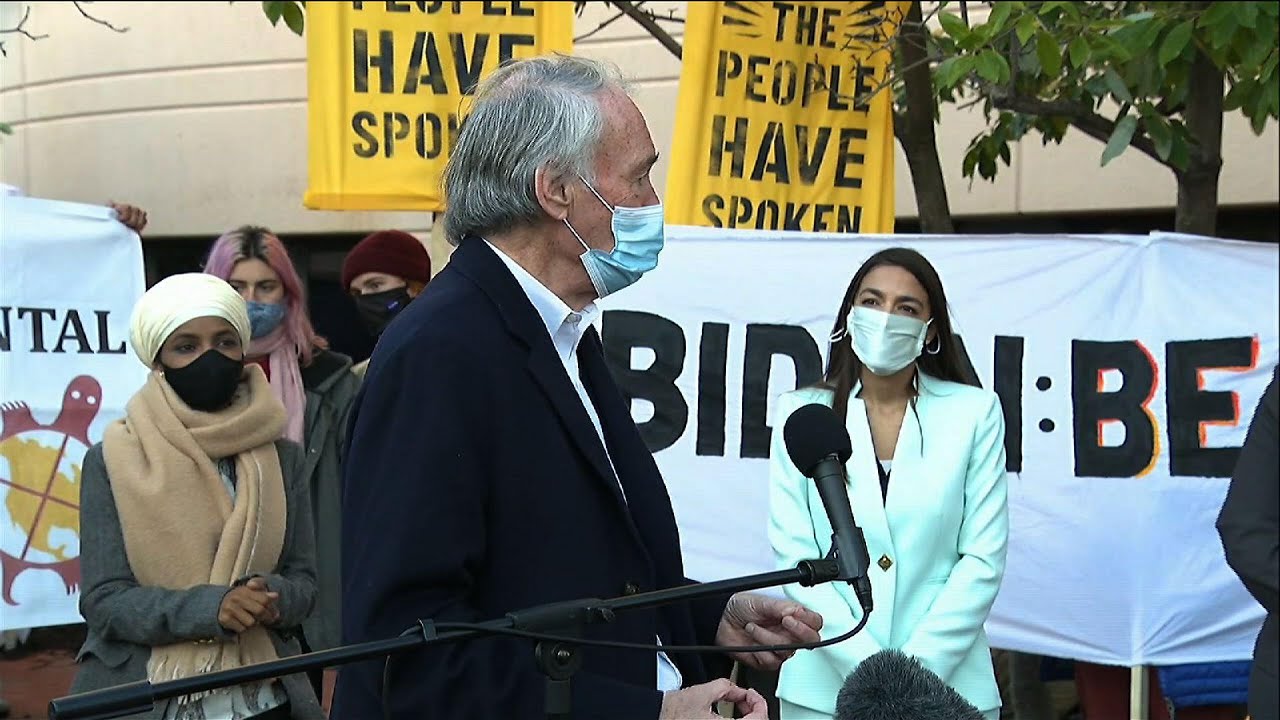 Activists rally in DC to pressure Biden on climate