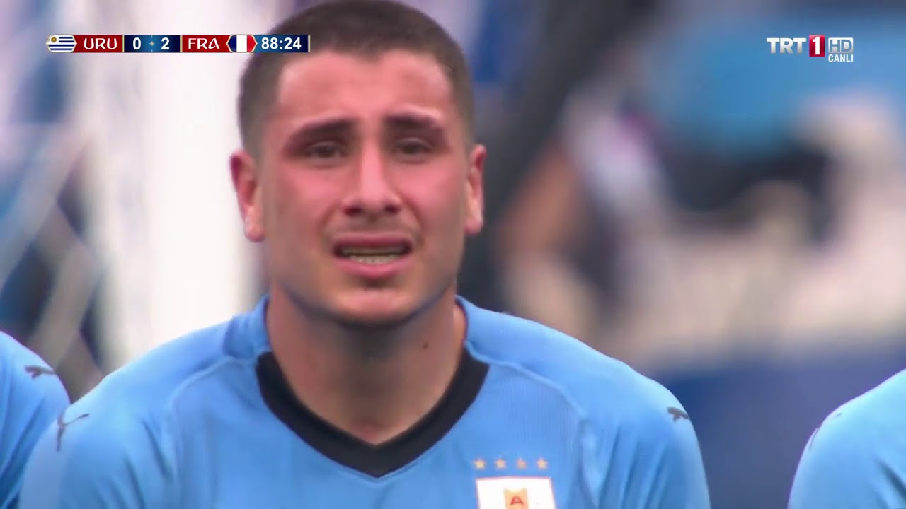 Uruguay-France(Mundial Russia 2018) Jose Gimenez crying