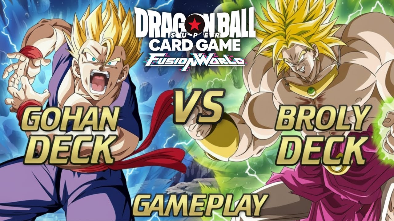 БИТВА ГОХАНА ПРОТИВ БРОЛИ! : КАРТОЧНАЯ ИГРА ПО DRAGON BALL SUPER