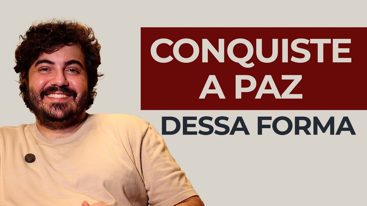 A PAZ QUANDO VOCÊ SE LIVRA DO QUE ESTÁ FAZENDO MAL PRA VOCÊ.