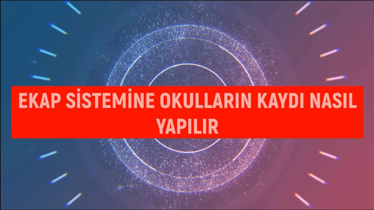 EKAP'ta Olmayan Okul Hesabı Kaydının Yapılması