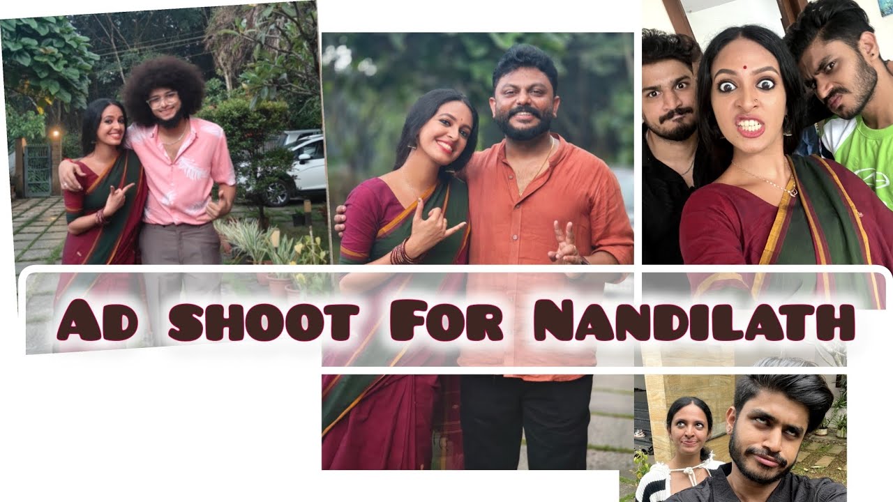 Ad shoot for Nandilath Gmart | Nayana Josan | Rishi s Kumar | Juhi | Akhilsha | Rj Mathukutty