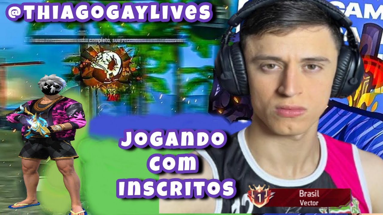 FREE FIRE AO VIVO 🦄4X4 DA MADRUGADA COM O CHAT -  LIVE 41