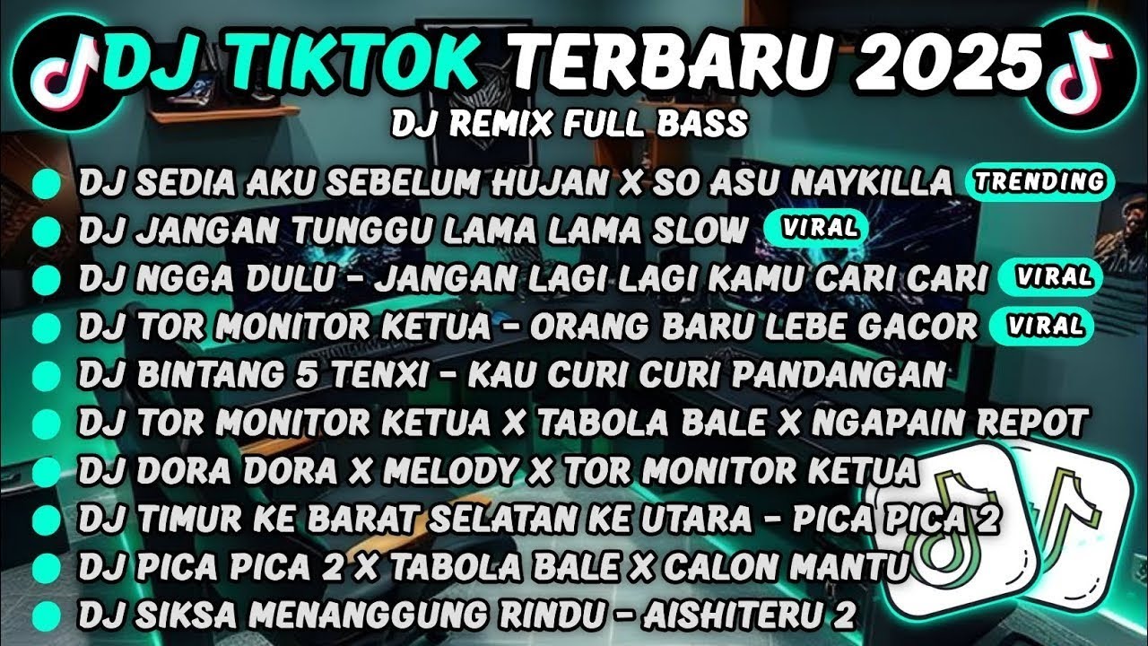 DJ TIKTOK TERBARU 2025-🎵DJ SEDIA AKU SEBELUM HUJAN X SO ASU NAYKILLA 🎵DJ JANGAN TUNGGU LAMA LAMA