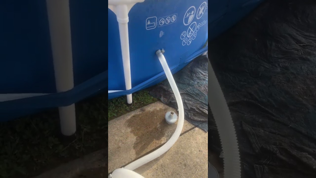 Metal Frame Pool Filter Set-Up
