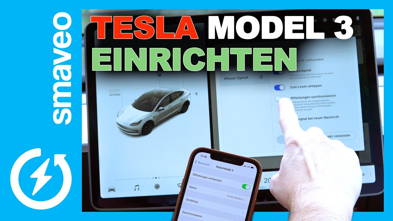 Menüeinstellungen: Tesla Model 3 🏎️ einrichten | Grundeinstellungen | Menü | Setup | Ersteinrichtung