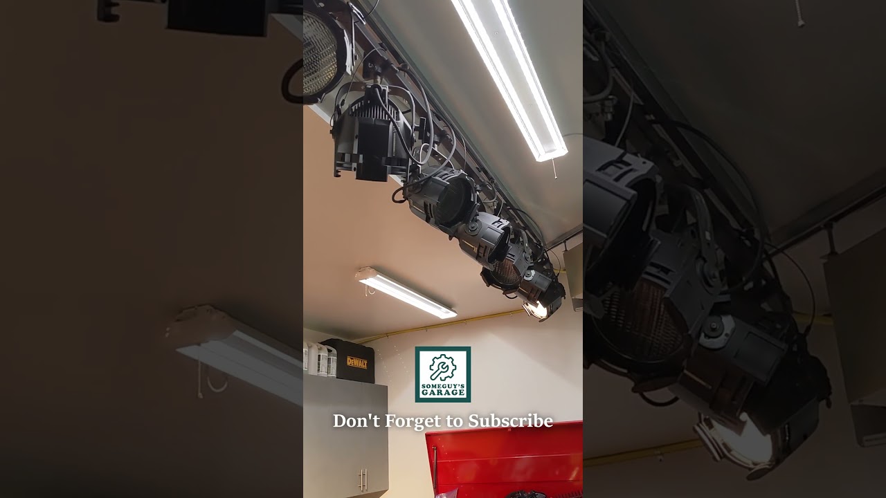 ETC Source Four Par Stage Lights in Garage #shorts #light