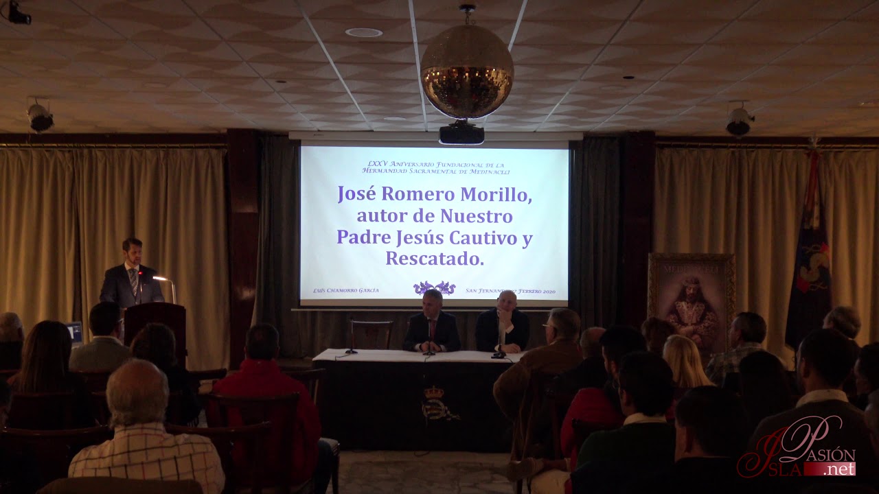 Conferencia sobre José Romero Morillo | Luis Chamorro García | Archicofraía Medinaceli | 4K | 2020