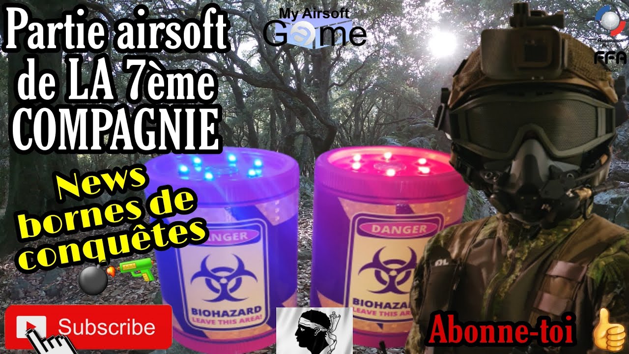[AIRSOFT FR]  GAMEPLAY avec Bornes de conquêtes + série de kills ✅😉 / BONUS 2 fois (3 KILLS)🔫🔫🔫