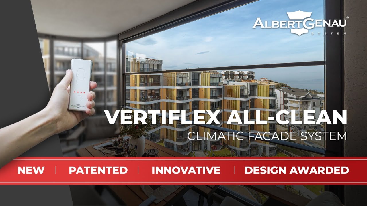 International Design Awarded Glazing System - VertiFlex All Clean