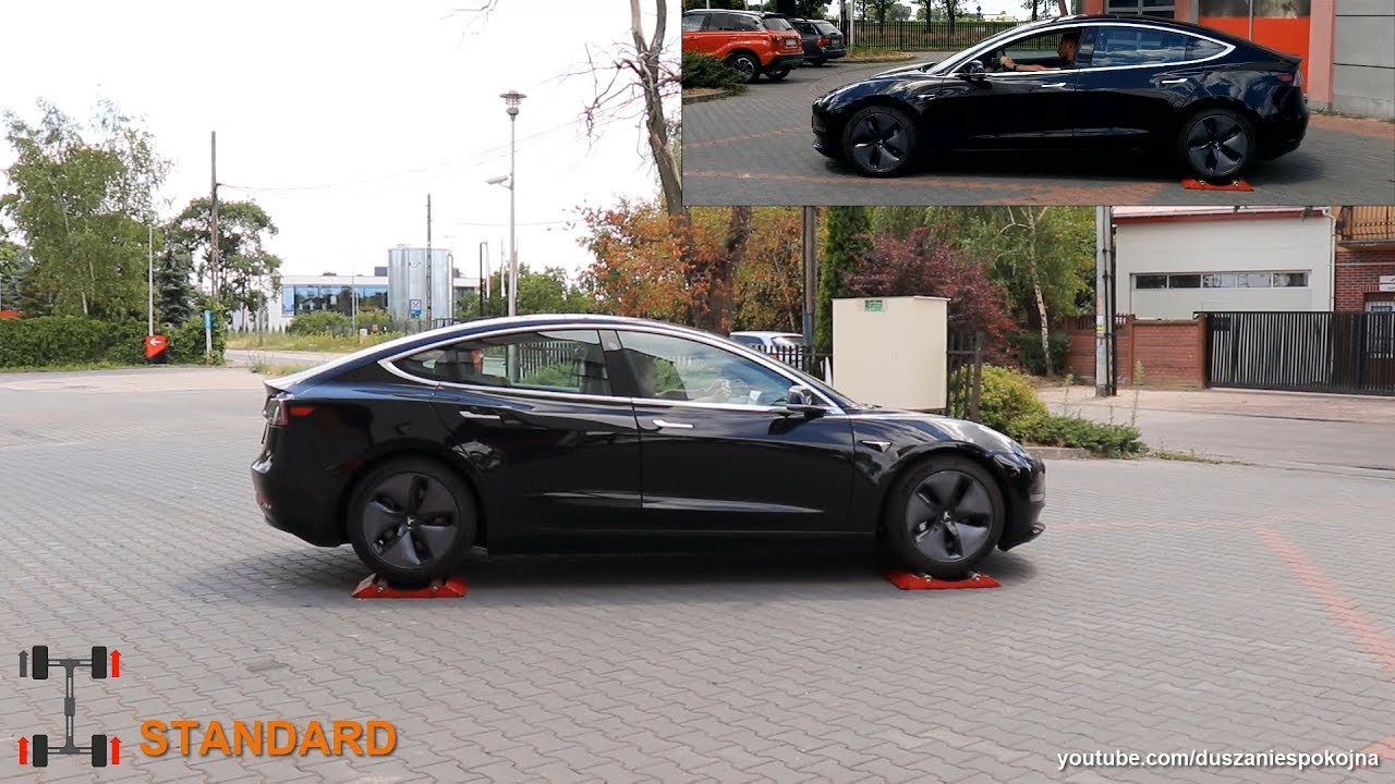 SLIP TEST - Tesla Model 3 Dual Motor AWD - @4x4.tests.on.rollers