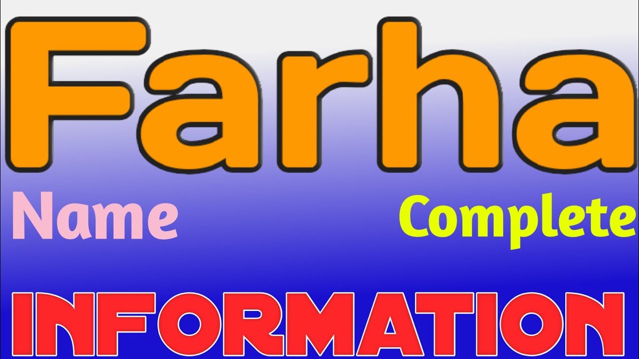 Farha Name Meaning | Farha Name Full Details | Farha Naam Ki Rashi | The Secret of Name