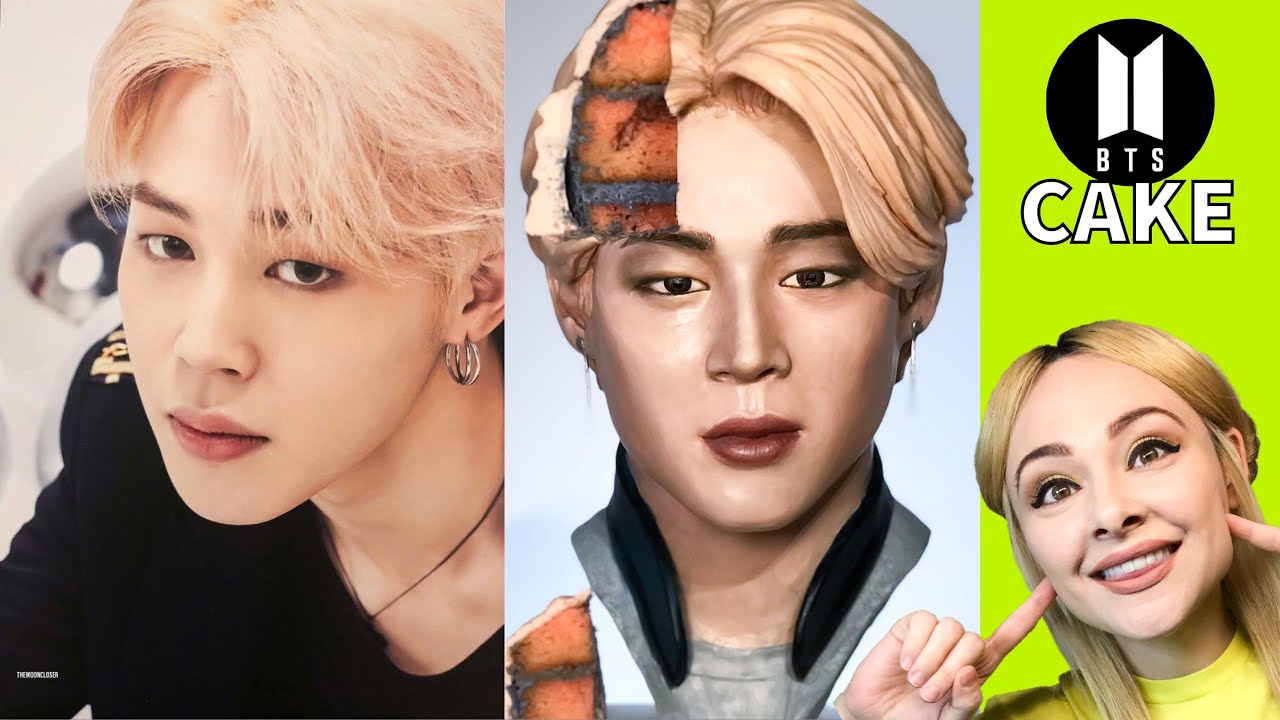 Делаем реалистичный торт с Чимином из BTS