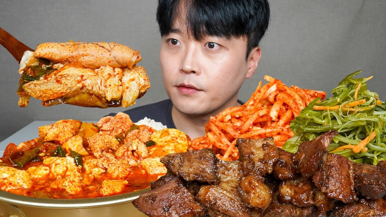 아내표 집밥🍚 어지간히 맛있는 돼지갈비 먹는 영상 ASMR MUKBANG REAL SOUND EATING SHOW