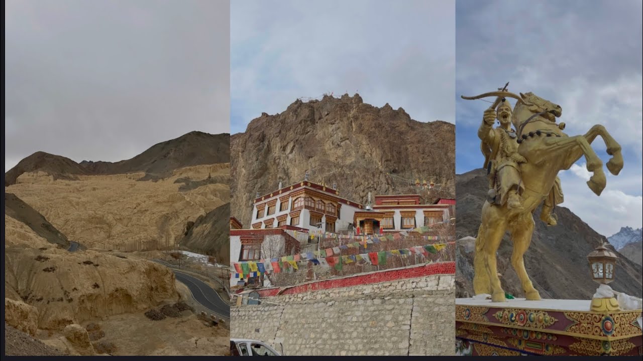 A holy visit to sham monastery || blessed day #youtube #ladakh #monastery #fyp 