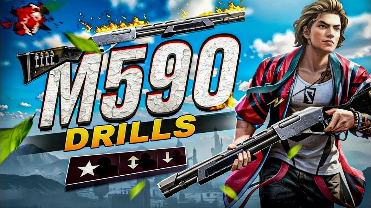 MASTER the M590 Like a PRO 💥 | Best Free Fire Drills & Esports Tips 🔥