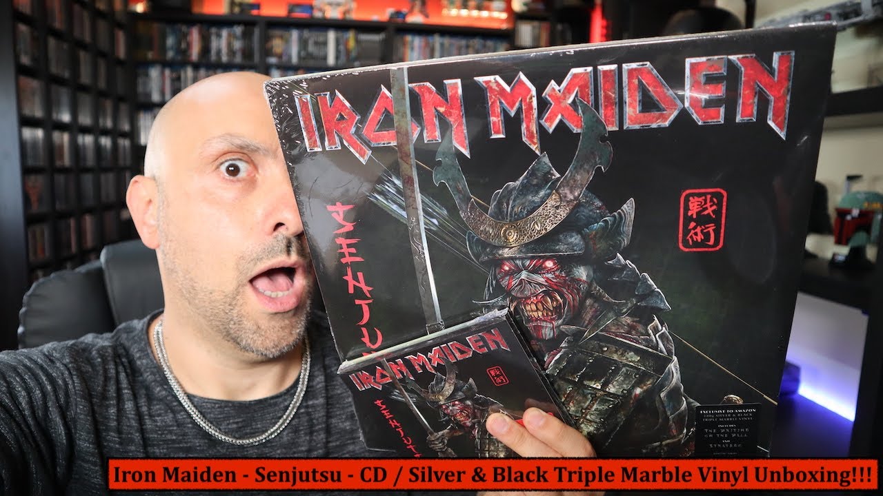 Iron Maiden - Senjutsu - CD / Silver & Black Triple Marble Vinyl Unboxing!!!