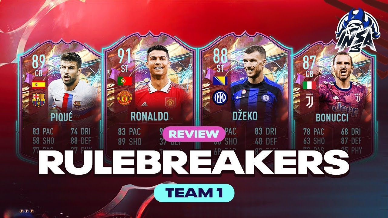 REVIEW RULEBREAKERS TEAM 1 😍 CR7 😍 FIFA 23 ITA