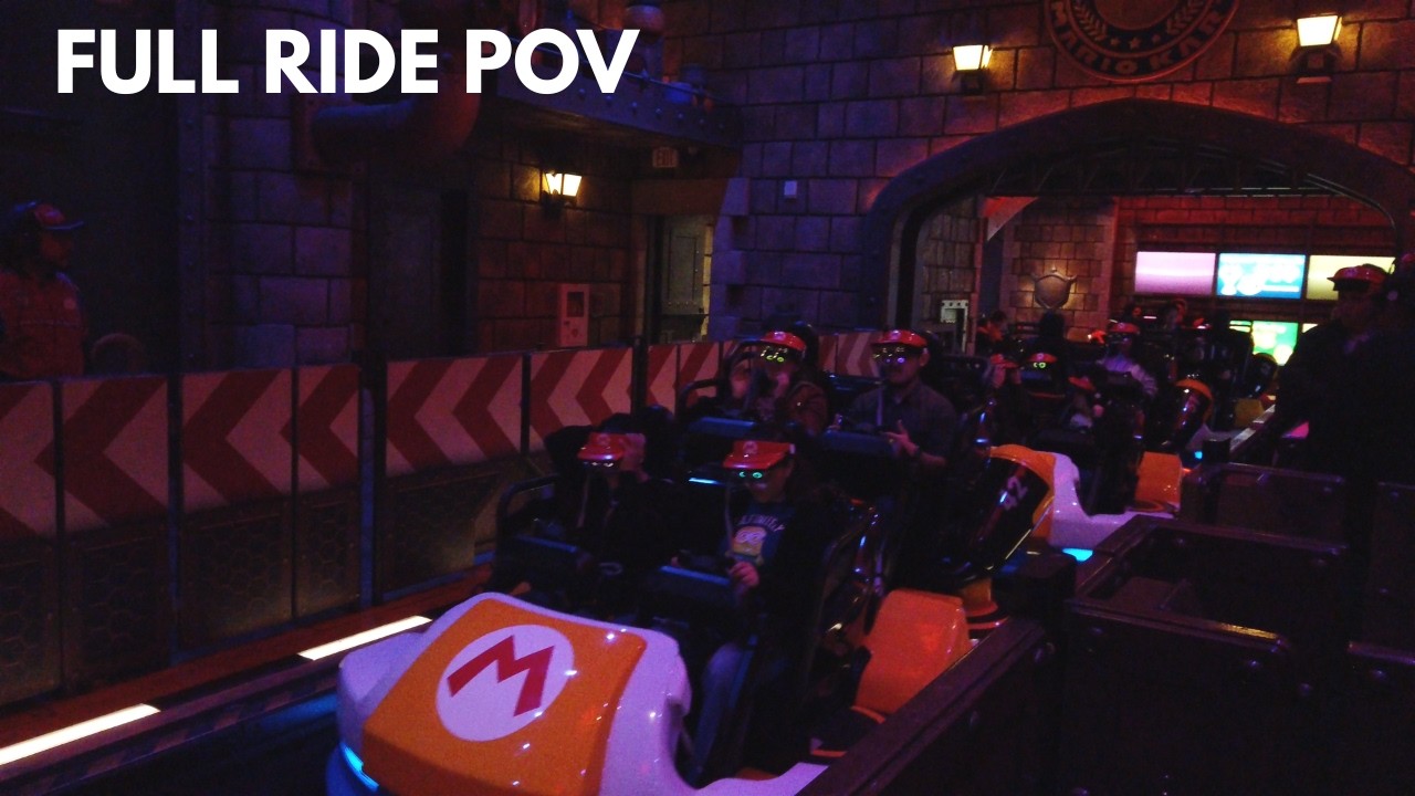Mario Kart: Bowser's Challenge Ride POV | No Goggles