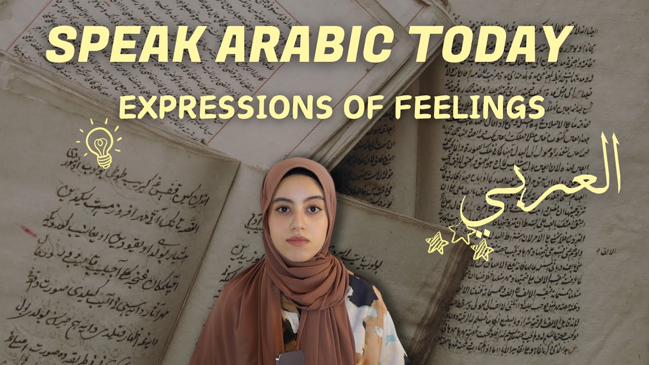 How to express feelings in Arabic 📒