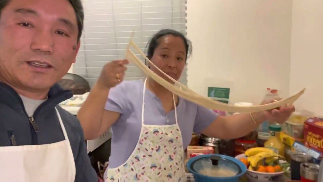 Tibetan New Year LOSAR Preparation/ Making Amdo Khabsay