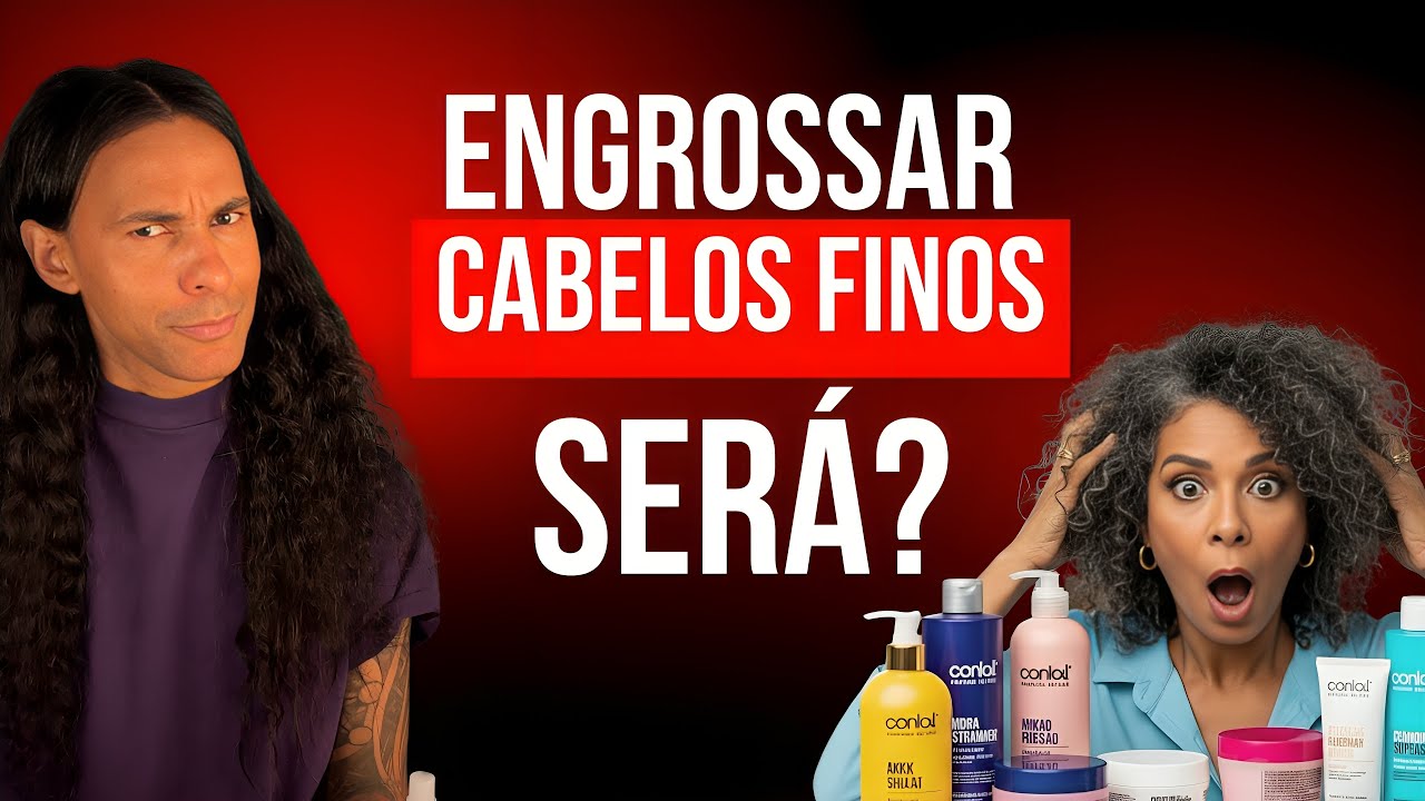 Cabelos Finos: ENGROSSAR de Verdade? Descubra 👀